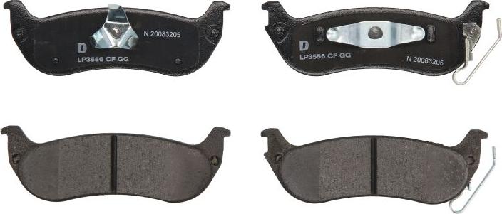 Delphi LP3556 - Set placute frana,frana disc allinparts.ro