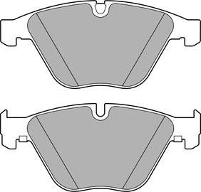 Akebono AN-4589K - Set placute frana,frana disc - allinparts.ro