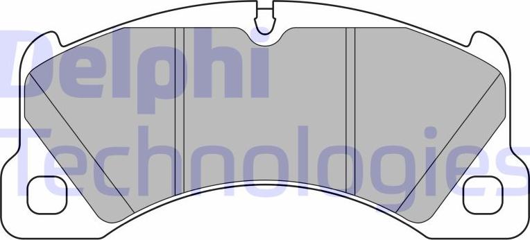 Delphi LP3629 - Set placute frana,frana disc allinparts.ro