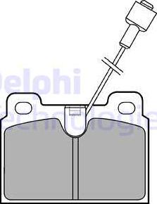 Delphi LP306 - Set placute frana,frana disc - allinparts.ro