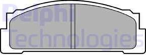 Delphi LP30 - Set placute frana,frana disc allinparts.ro
