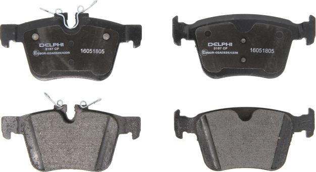 Delphi LP3167 - Set placute frana,frana disc allinparts.ro