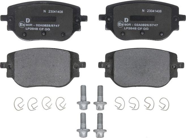 Delphi LP3848 - Set placute frana,frana disc allinparts.ro