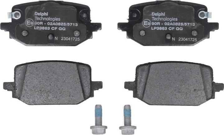 Delphi LP3863 - Set placute frana,frana disc allinparts.ro