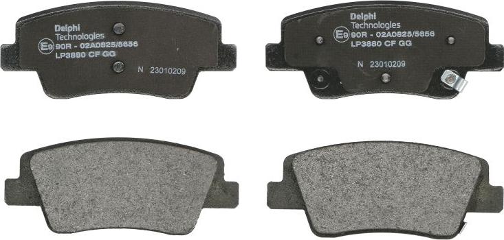 Delphi LP3880 - Set placute frana,frana disc allinparts.ro