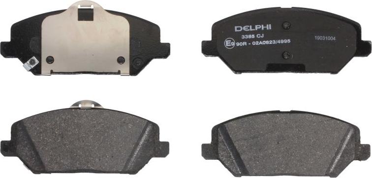 Delphi LP3385 - Set placute frana,frana disc allinparts.ro