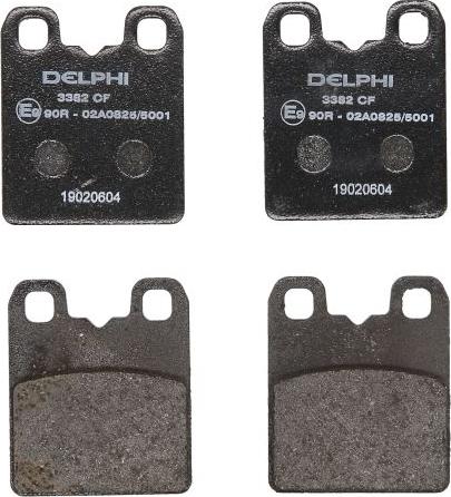 Delphi LP3382 - Set placute de frana,frana de parcare cu disc allinparts.ro
