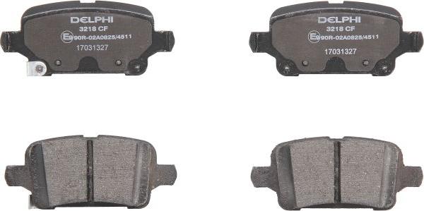 Delphi LP3218 - Set placute frana,frana disc - allinparts.ro