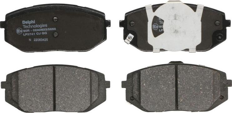 Delphi LP3741 - Set placute frana,frana disc allinparts.ro