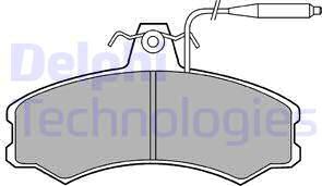 Delphi LP378 - Set placute frana,frana disc allinparts.ro
