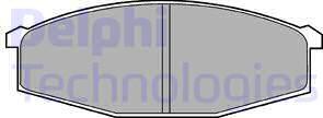 Delphi LP373 - Set placute frana,frana disc - allinparts.ro