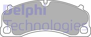 Delphi LP3729 - Set placute frana,frana disc - allinparts.ro