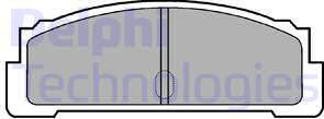 Delphi LP29 - Set placute frana,frana disc allinparts.ro