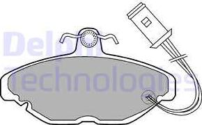 Delphi LP254 - Set placute frana,frana disc - allinparts.ro