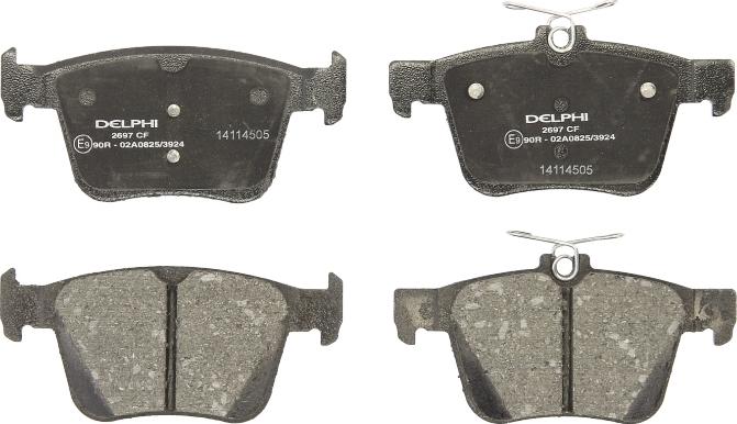 Delphi LP2697 - Set placute frana,frana disc - allinparts.ro