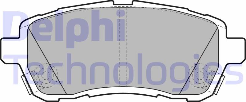 Delphi LP2069 - Set placute frana,frana disc - allinparts.ro
