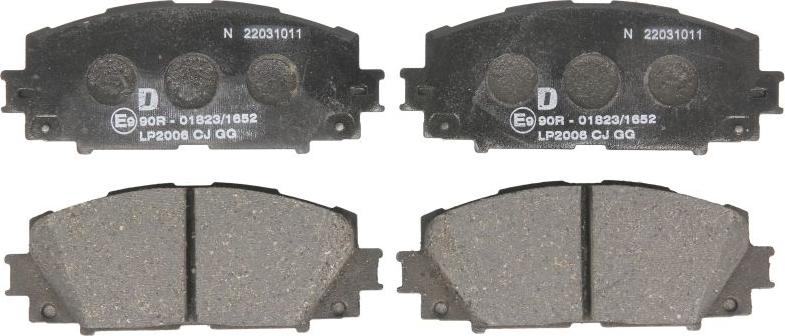 Delphi LP2006 - Set placute frana,frana disc - allinparts.ro