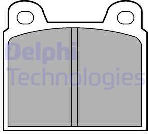 Delphi LP20 - Set placute frana,frana disc - allinparts.ro