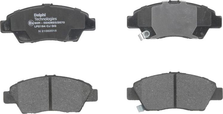 Delphi LP2194 - Set placute frana,frana disc - allinparts.ro