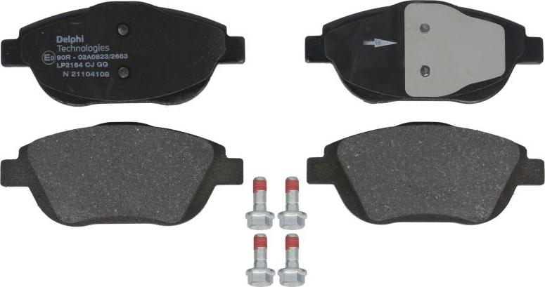 Delphi LP2164 - Set placute frana,frana disc - allinparts.ro
