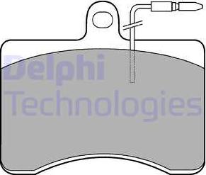 Delphi LP210 - Set placute frana,frana disc allinparts.ro
