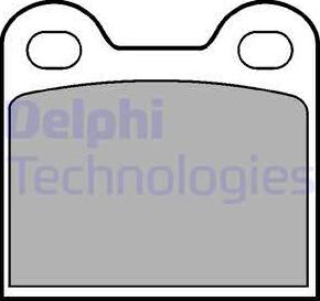 Delphi LP21 - Set placute frana,frana disc - allinparts.ro