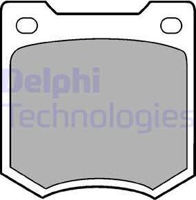 Delphi LP23 - Set placute frana,frana disc allinparts.ro