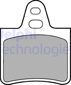 Delphi LP229 - Set placute frana,frana disc allinparts.ro