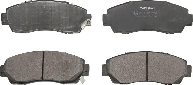 Delphi LP2710 - Set placute frana,frana disc allinparts.ro