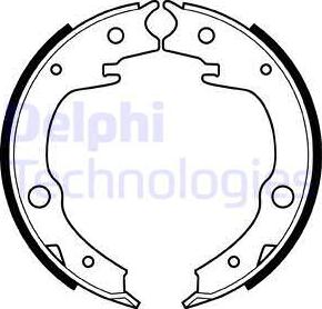 Delphi LS1994 - Set saboti frana, frana de mana allinparts.ro