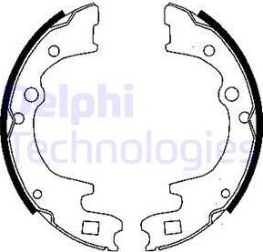Delphi LS1477 - Set saboti frana allinparts.ro