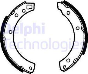 Delphi LS1064 - Set saboti frana allinparts.ro