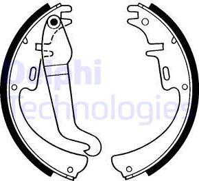 Delphi LS1144 - Set saboti frana - allinparts.ro