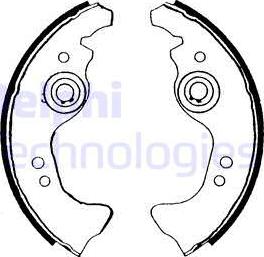 Delphi LS1107 - Set saboti frana - allinparts.ro