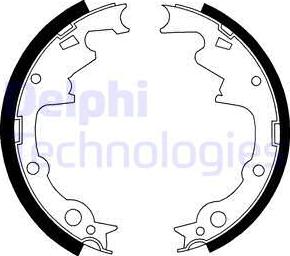 Delphi LS1800 - Set saboti frana - allinparts.ro