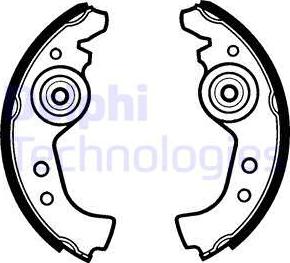 Delphi LS1290 - Set saboti frana - allinparts.ro