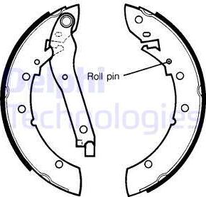 Delphi LS1280 - Set saboti frana - allinparts.ro