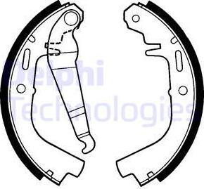 Delphi LS1231 - Set saboti frana - allinparts.ro