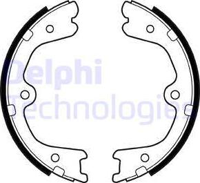 Delphi LS2032 - Set saboti frana, frana de mana allinparts.ro