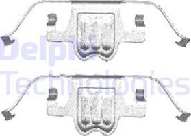 Delphi LX0406 - Set accesorii, placute frana - allinparts.ro