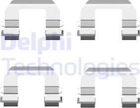 Delphi LX0415 - Set accesorii, placute frana - allinparts.ro