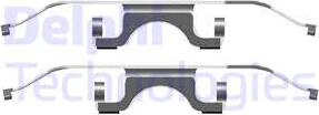 Delphi LX0503 - Set accesorii, placute frana - allinparts.ro