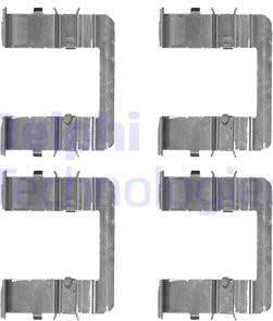 Delphi LX0519 - Set accesorii, placute frana - allinparts.ro