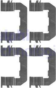 Delphi LX0514 - Set accesorii, placute frana - allinparts.ro