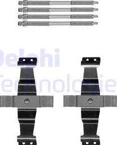 Delphi LX0642 - Set accesorii, placute frana - allinparts.ro