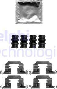 Delphi LX0650 - Set accesorii, placute frana allinparts.ro