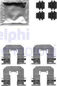 Delphi LX0605 - Set accesorii, placute frana - allinparts.ro