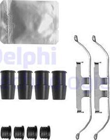 Delphi LX0635 - Set accesorii, placute frana allinparts.ro