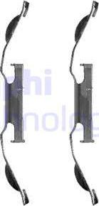 Delphi LX0330 - Set accesorii, placute frana allinparts.ro