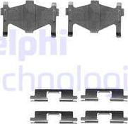 Delphi LX0215 - Set accesorii, placute frana - allinparts.ro